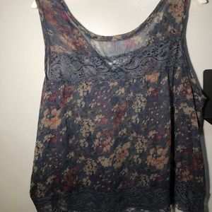 Floral tank top